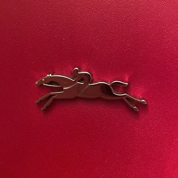 LONGCHAMP HONORÉ 404 leather tote in ruby. - Picture 3 of 16